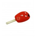 HOUSSE SILICONE POUR RENAULT 3 BOUTONS ROUGE